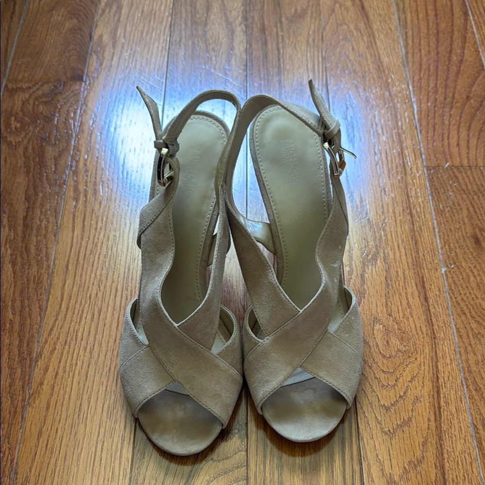 Michael Kors suede heels